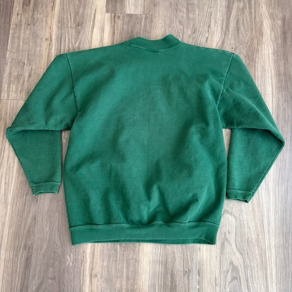 Vintage Guess Sweatshirt Men's Size S 1980s Guess University Green - Picture 6 of 6